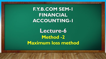F Y BCOM SEM - 1 | PIECEMEAL DISTRIBUTION LEC 6 | GUJARATI By Suresh Sir