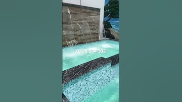 Thác nước phong thuỷ, thác nước tiểu cảnh, máng tạo thác nước giá rẻ, máng phun nước