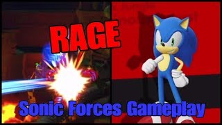Sonic forces [RAGE] Funny Moments Gameplay
