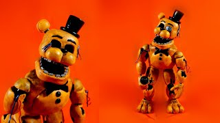 WITHERED GOLDEN FREDDY😱😱(FNAF 2/FNAF UCN) PLASTILINA✔✔✔ PORCELANA✔✔ POLYMER CLAY✔