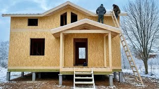 The Cheapest House in 4 Days. Full Construction Process
