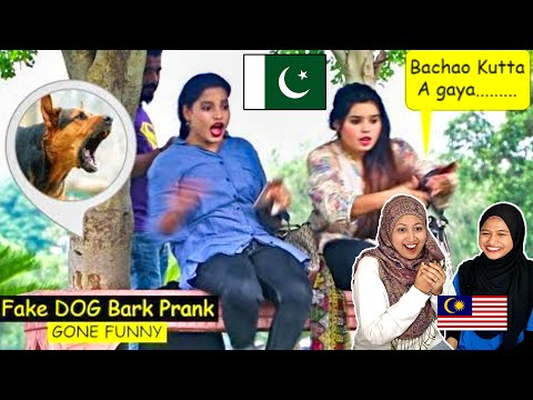 fake-dog-bark-prank-in-pakistan-|-malaysian-girl-reactions