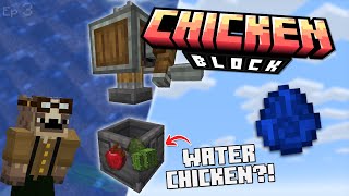 Using a Mechanical Press to create NEW Chicken types on ChickenBlock!