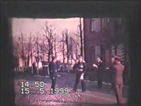 Построение полка перед казармой 80 ые годы Маренков, Шахтарин переснято со стар