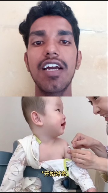 little baby is getting his first injection today. - YouTube