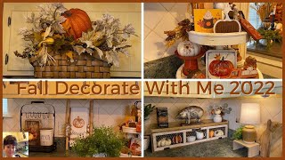 Fall Decorate With Me 2022 || Fall Decor 2022 || Fall Kitchen Ideas 2022