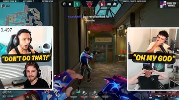 Valorant Pros/Streamers React To PRX Something KNIFING TH MiniBoo In VCT Masters Toronto