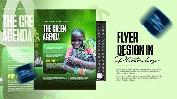 Design an Eco-Friendly Green Agenda Flyer in Photoshop | Step-by-Step Tutorial