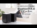Bluetooth4.0スピーカー（高音質・低遅延・apt-X/AAC対応・NFC対応・木製・iPhone・スマホ対応・48W）