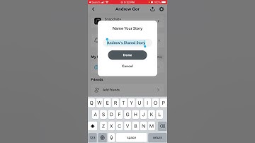 SNAPCHAT SHARED STORY - how to create?