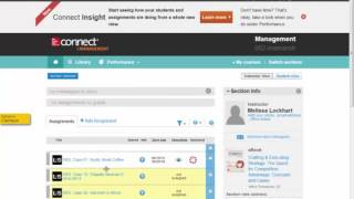 McGraw Hill Connect Deep Integration with Canvas