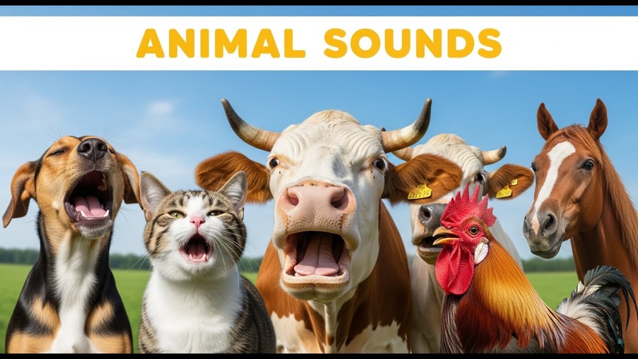 99 Cute Animal Sounds | Fun Animal Learning for Babies & Toddlers