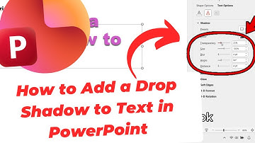 How to Add a Drop Shadow to Text in PowerPoint (Make Your Titles Pop!)