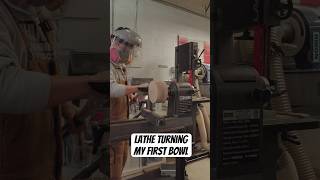 Turning my First Bowl on my Craftex Lathe  // DIY Woodworking #woodturning