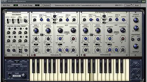Or2v VST synthesizer (Elektrostudio) - Preview of 64 sound patches
