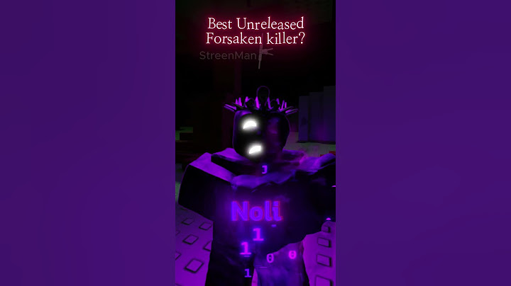 Forsaken Unreleased Killers #roblox #robloxanimation