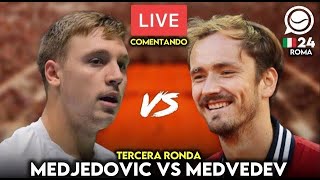 🔴 HAMAD MEDJEDOVIC - DANIIL MEDVEDEV [3R ATP ROMA] - COMENTANDO EN DIRECTO