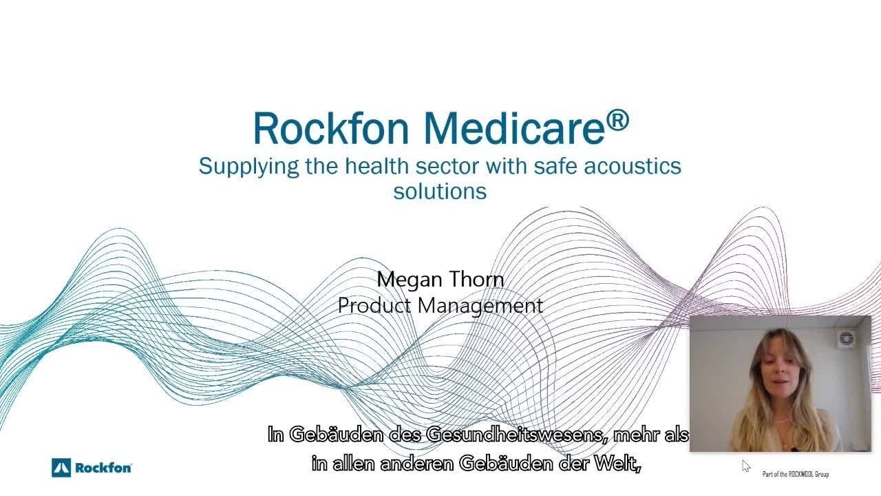 Rockfon Medicare - für sichere Akustiklösungen im Gesundheitswesen sorgen