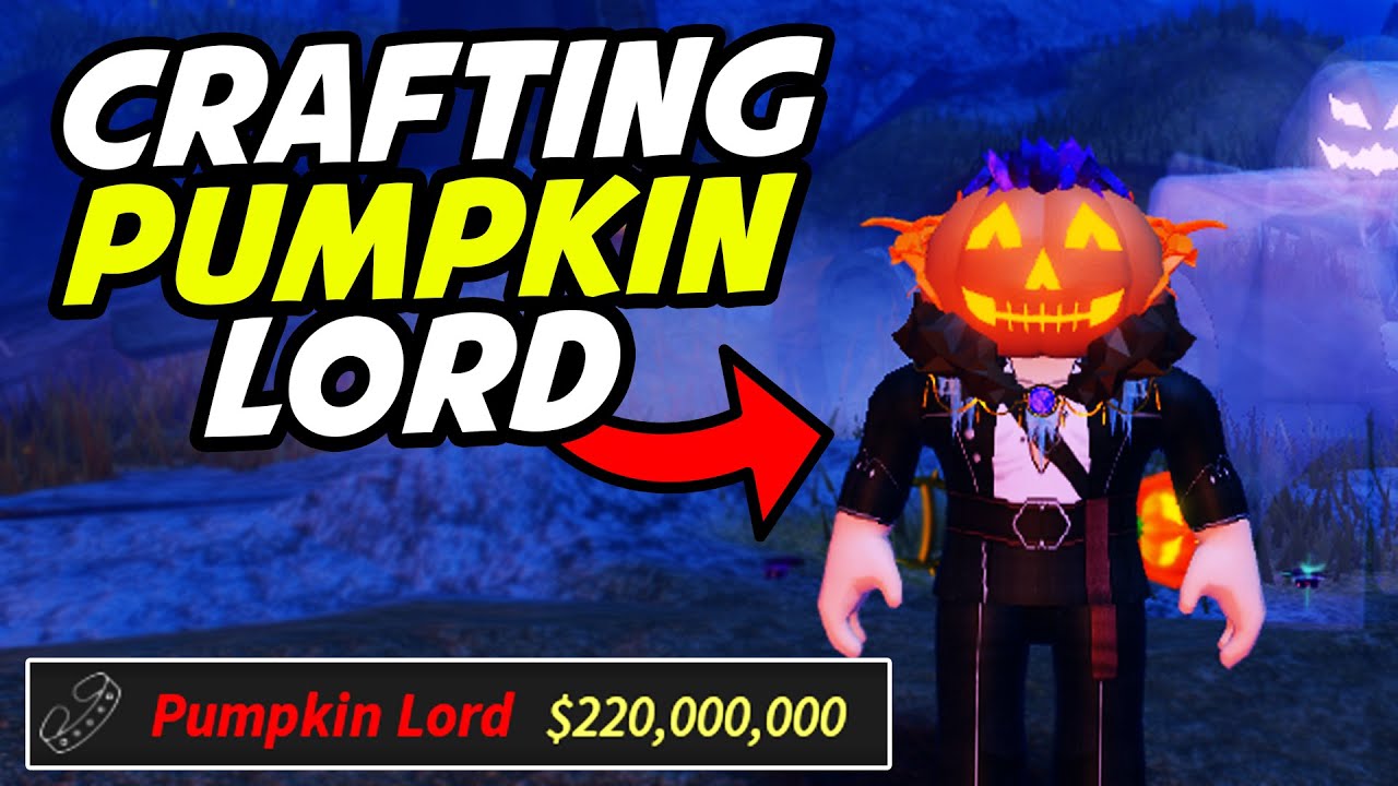 Crafting PUMPKIN LORD in Prospecting! (Roblox) - YouTube