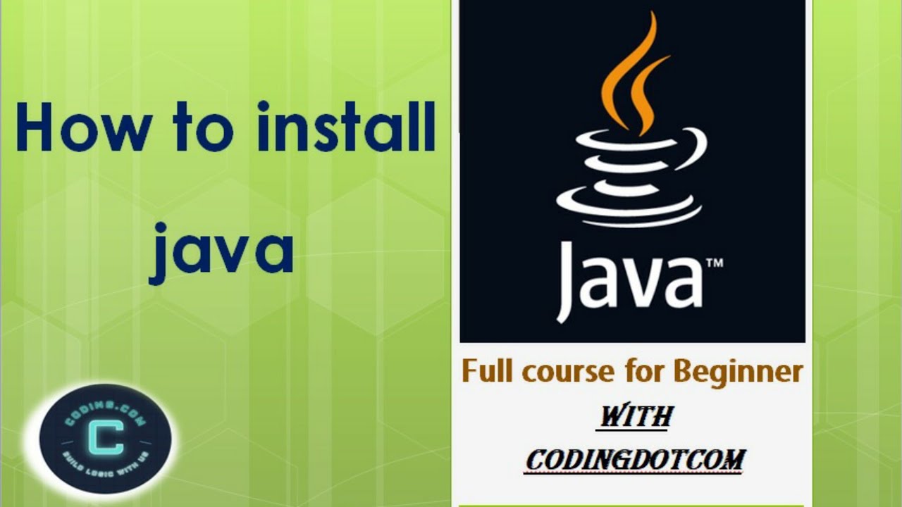 How to install Java in your system? - YouTube