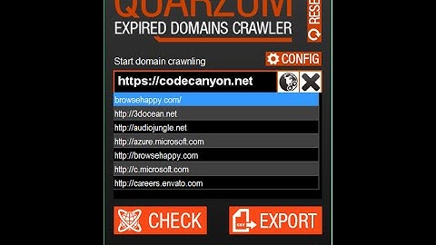 QUARZUM - Expired Domains Crawler