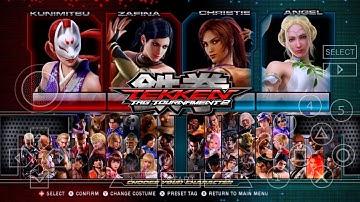 NEW TEKKEN TAG TOURNAMENT 2 - TEXTURE MOD PPSSPP 2023 | KUNIMITSU Gameplay