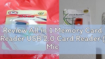 Review All in 1 Memory Card Reader USB 2.0 Card Reader ( Micro SD , TF , MMC , M2 MS )