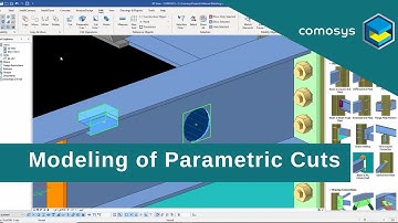 Comosys Steel Detailing Tutorials - Modeling of  Parametric Cuts