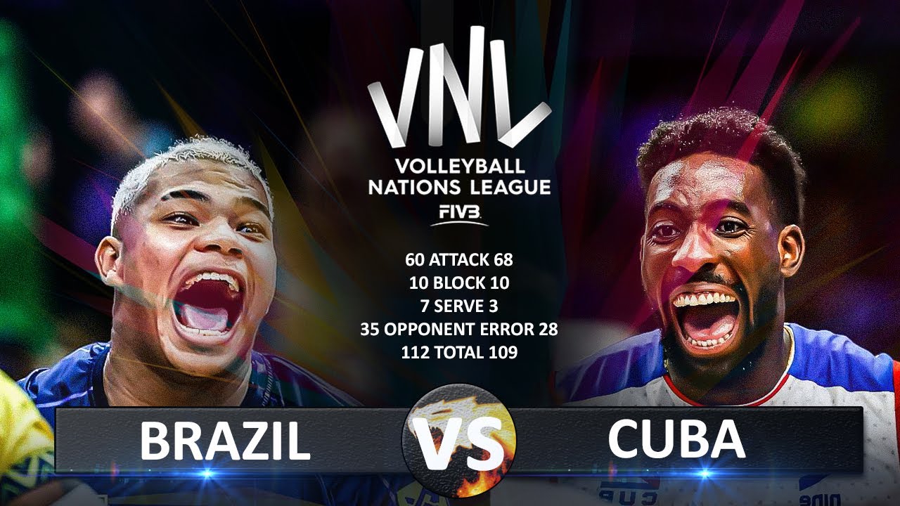 Brazil vs Cuba | Men's VNL 2025