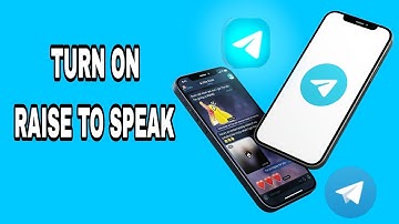 How to turn on raise to speak On Telegram