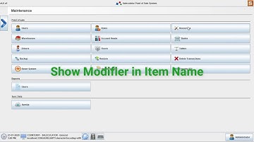 Setting Item Notes/Modifiers in Saleculator