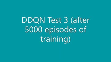 Training montage of autonomous driving agent via Deep Q-Learning