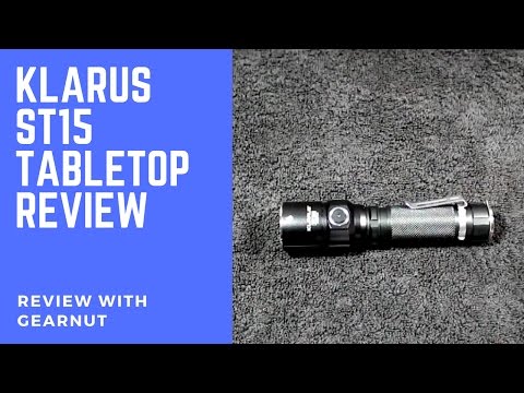 Klarus ST15 Tabletop Review