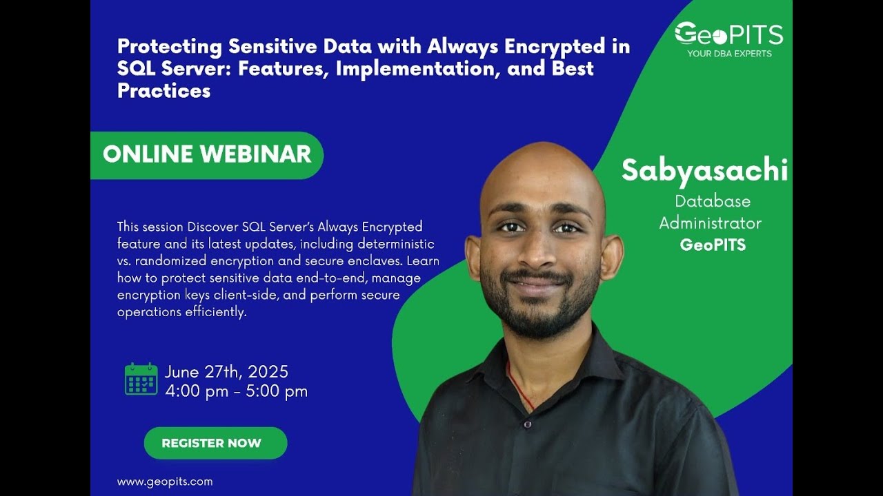 Protecting Sensitive Data with Always Encrypted in SQL Server - YouTube