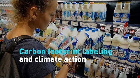 Carbon footprint labeling and climate action