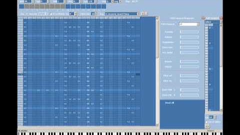 MIDI Tracker - MIDI Music Example #002 - Live recording
