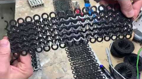 Easy 3D Printed & Foam Chain Mail Armor Tutorial