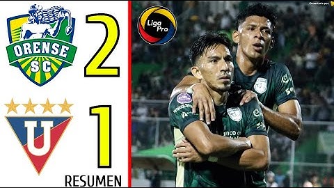 Orense vs LDU Quito 2-1 Resumen HD Liga Pro