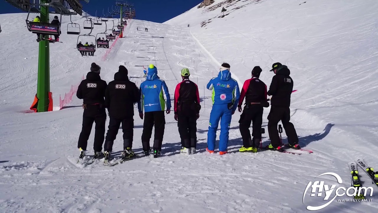 5dimes Allenamento Slalom Ovindoli Sci Club Eur 2000 Flycam