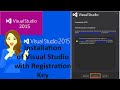 how to install visual studio 2015 with Registration key