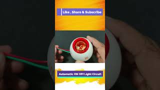 Auto ON OFF Light Sensor Circuit. #shorts #trending