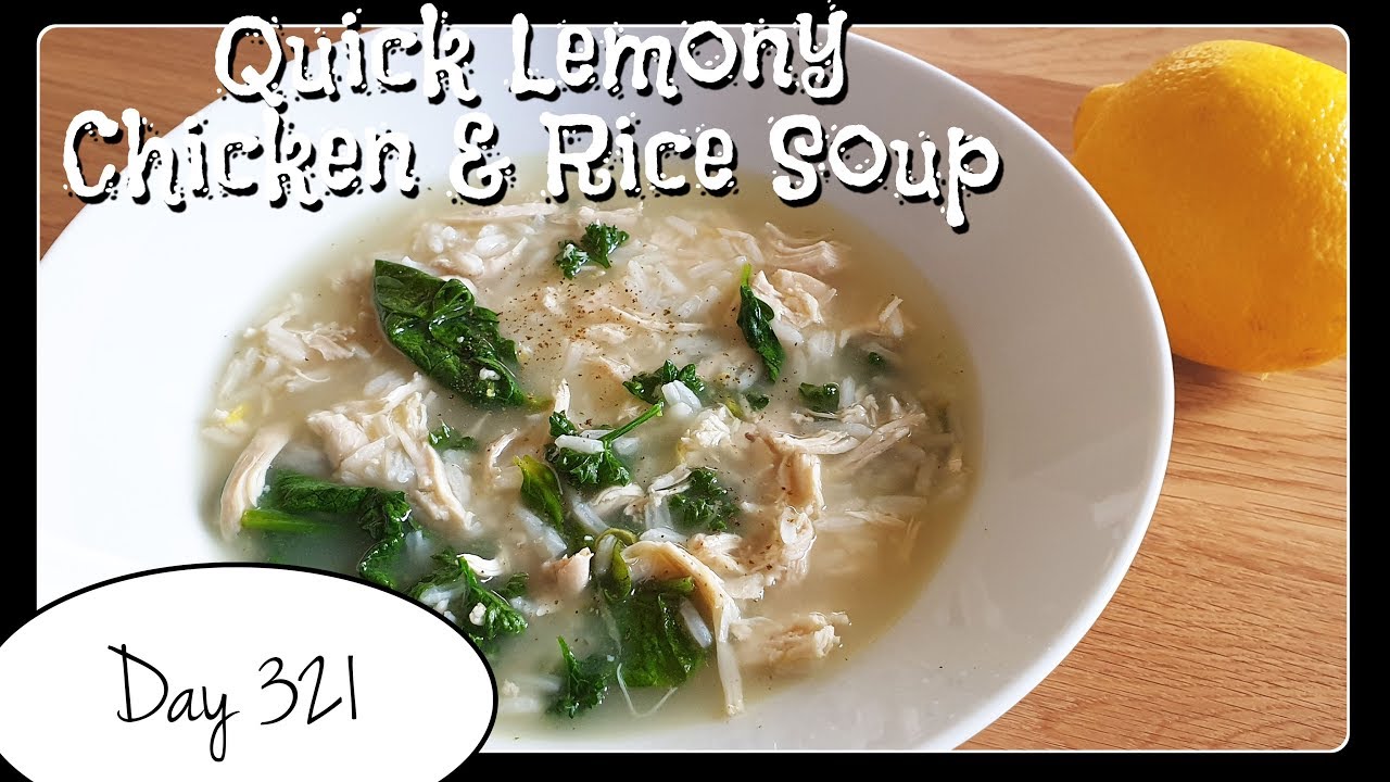Quick Lemony Chicken & Rice Soup Recipe by Laura Vitale [Food Challenge