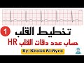 تخطيط القلب  حساب عدد دقات القلب 