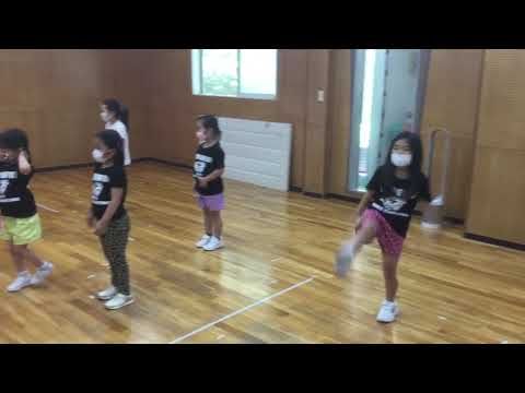 ヒップホップダンス振付稽古 ヒップホップ土曜日クラス キッズガーデン武蔵小杉教室 指導 酒井美於 2021,6,12
