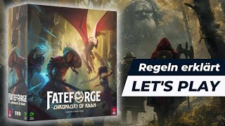 Fateforge Chronicles of Kaan Rules & Let's Play German | Battle Mode Playthrough