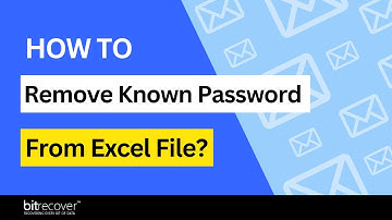 Remove password from Excel File | Unlock Excel spreadsheet