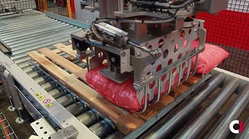 Single-column robot palletiser