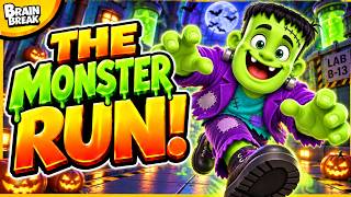 The Monster Run! 🧟 Halloween Brain Break 🧟 Can You Catch the Monster?!