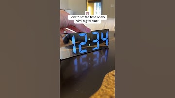 How to Set Time on Your Digital Clock #clock #digitalclock #ledclock