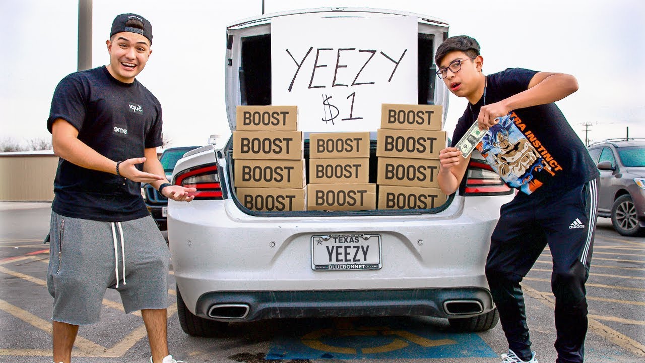 SELLING YEEZYS FOR ONLY $1 - YouTube